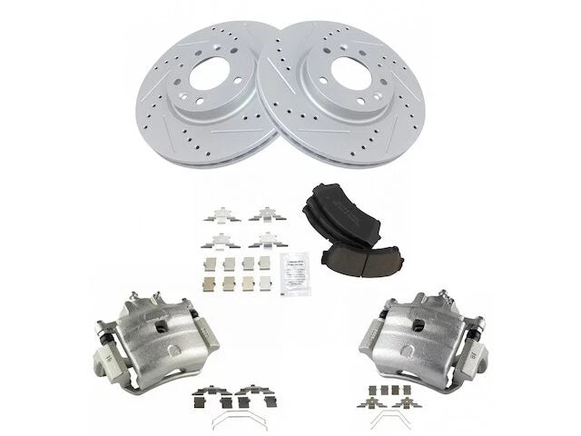 Front Brake Pad Rotor Caliper Set for Mazda 6 (2006–2013) SN415HD