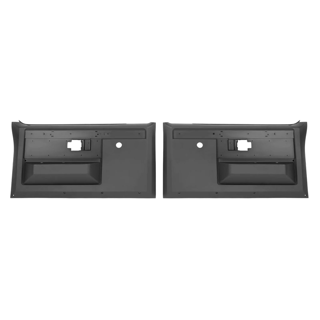 Pair of Inner Door Panels for Chevy Pickup Truck (1981–1987) PP LH+RH Black