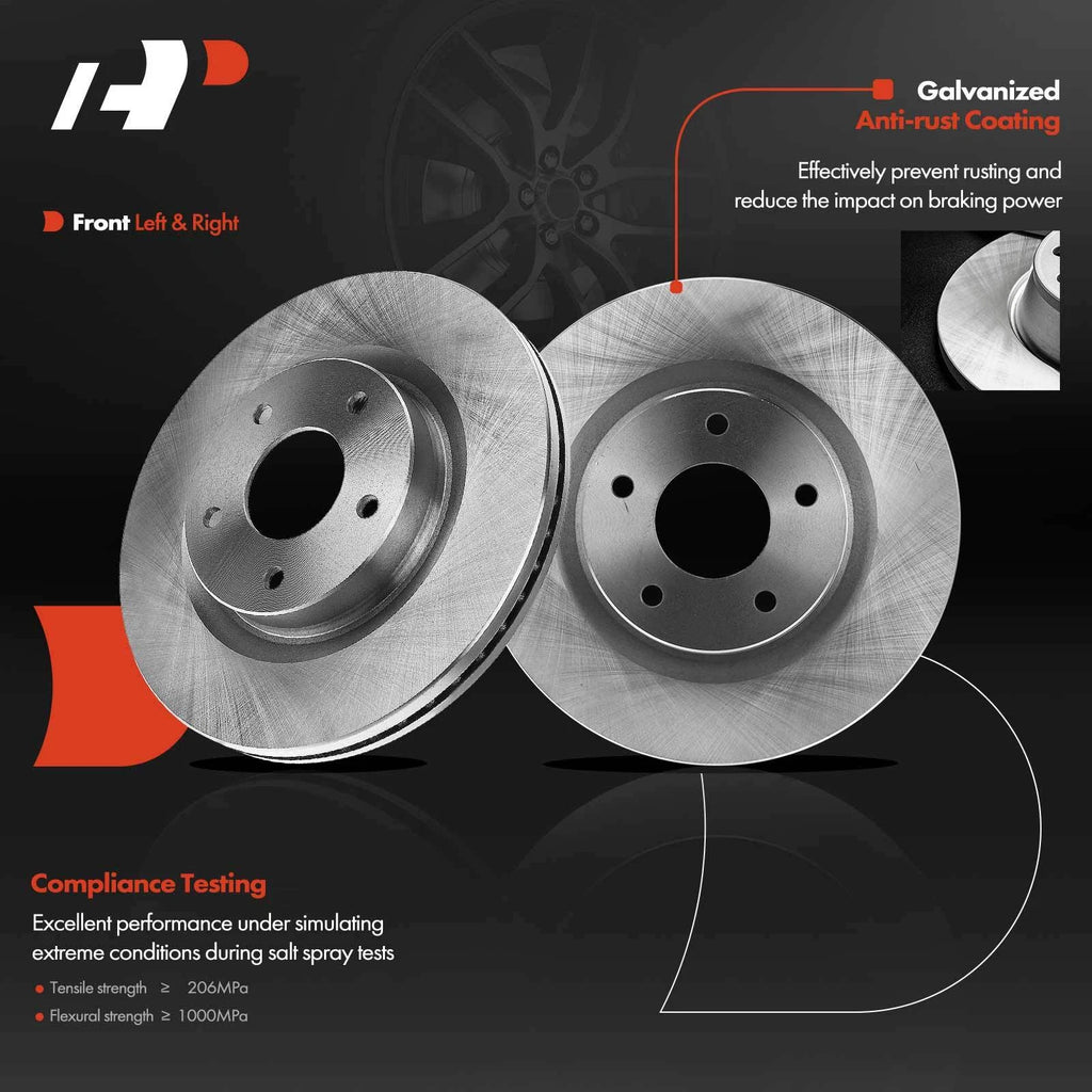 8x Front Disc Brake Rotors, Pads & Calipers for Nissan Altima (2014–2019)