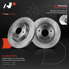 8x Front Disc Brake Rotors, Pads & Calipers for Nissan Altima (2014–2019)