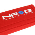 NRG Innovations SBP-35RD Racing Seat Belt Cover for Universal Fit (3.5")