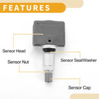 Tire Pressure Sensor for Nissan 370Z (2012–2022) 433MHz No.407001AY0A