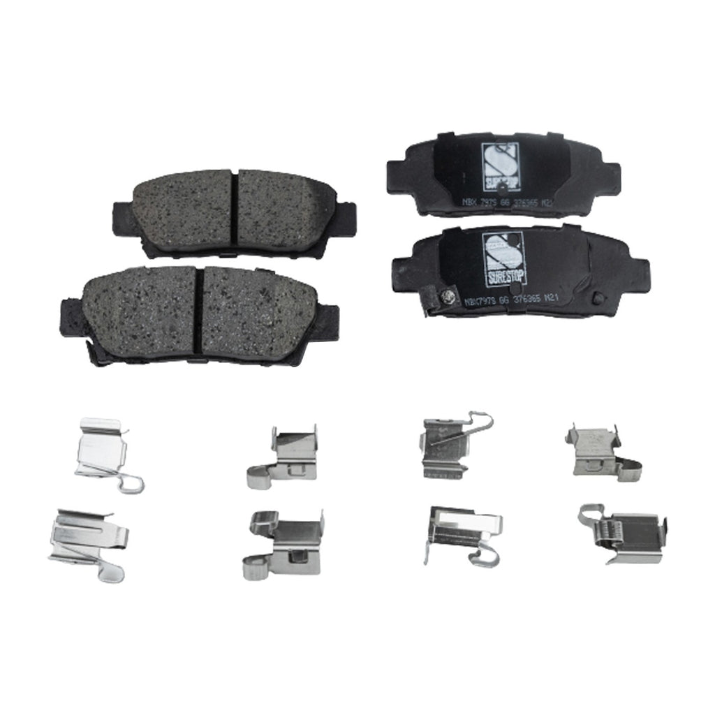 Rear Brake Disc Rotors and Pads Kit for Toyota Avalon (1998–1999)