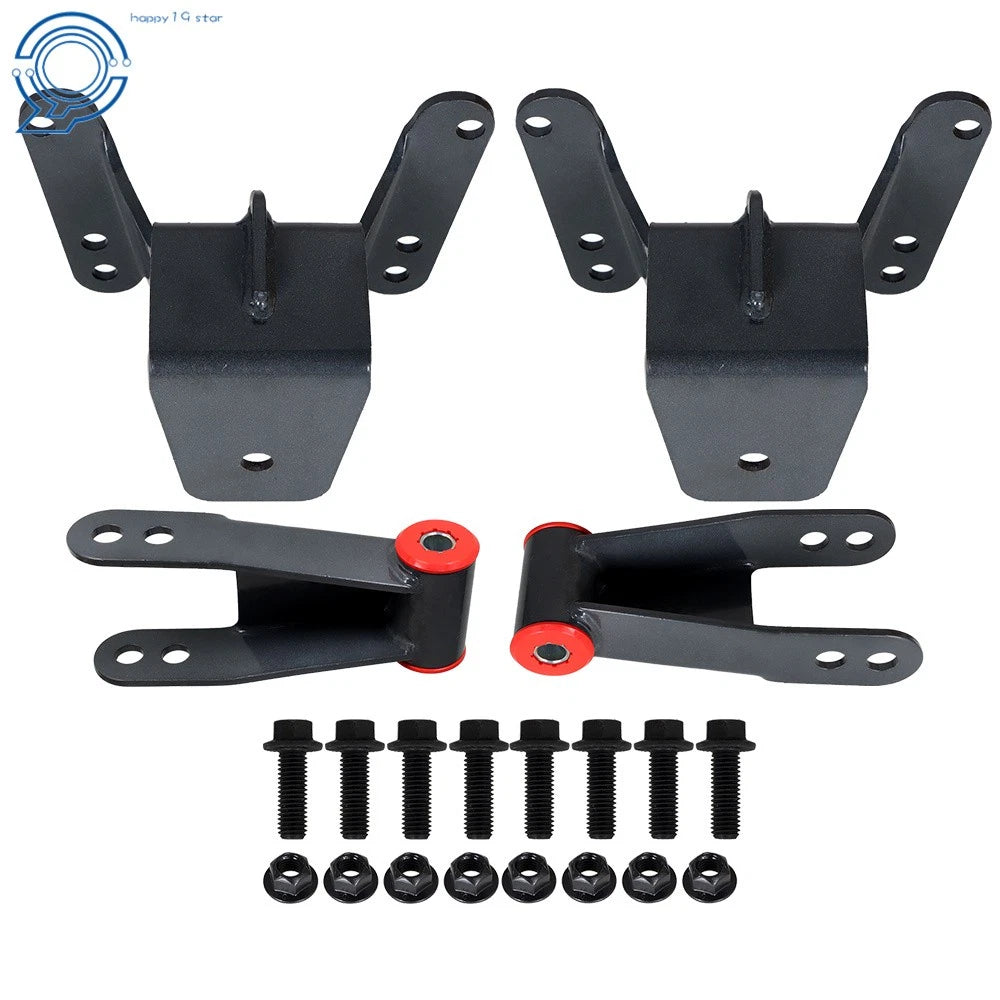 4-Inch Lowering Drop Kit Hanger Shackle for Chevy C10 (1973–1987)