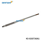 Driveshaft Lower Unit 11 Spline for Mercury 2T 3Cyl 50-60HP (45-826736A)