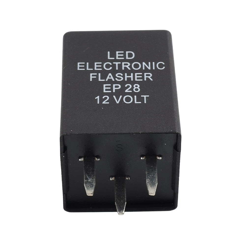 3-Pin EP28 Flasher Relay for Chevrolet (LED Turn Signal Bulbs)