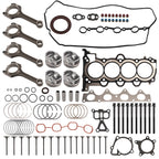 Cylinder Head Set for Hyundai Accent Veloster Kia Rio Soul 1.6L (2012–2019)