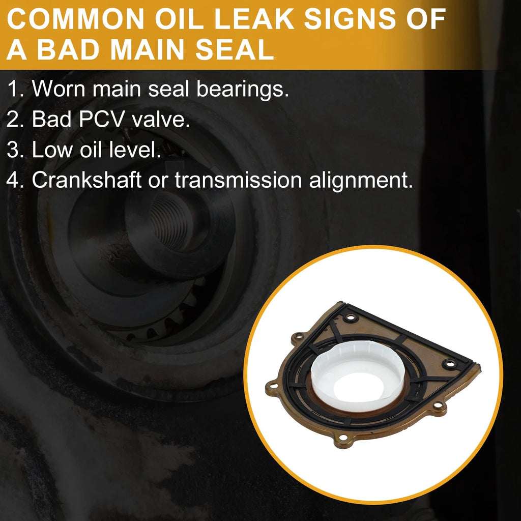 1 Pc Rear Crankshaft Oil Seal with Flange for Land Rover LR2 (2013–2015) LR025670