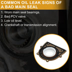 1 Pc Rear Crankshaft Oil Seal with Flange for Land Rover LR2 (2013–2015) LR025670