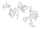 Genuine OEM Radiator Coolant Hose 6512000151 for Mercedes-Benz