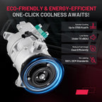 AC Compressor w/ Clutch for BMW 118i 2012-2013, 320i 2005 (64509145351)