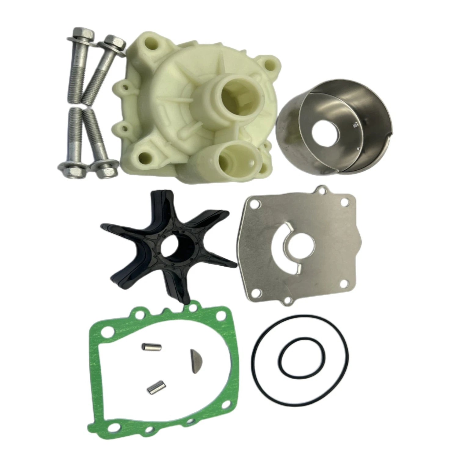 Water Pump Impeller Kit 6G5-W0078-01 for Yamaha 2-Stroke 150-225 HP (1996-2006)