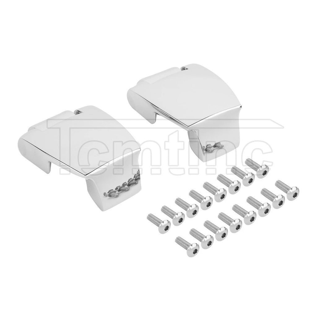 Chrome Trunk Lock Hinges for Harley Touring CVO Road King Street Glide (1988–2013)