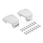 Chrome Trunk Lock Hinges for Harley Touring CVO Road King Street Glide (1988–2013)