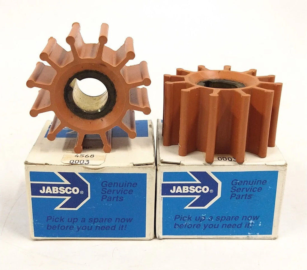 2X Water Pump Impeller for Jabsco 4568