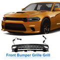 Front Upper Hood Bumper Grille for Dodge Charger (2015–2023) with Light Black
