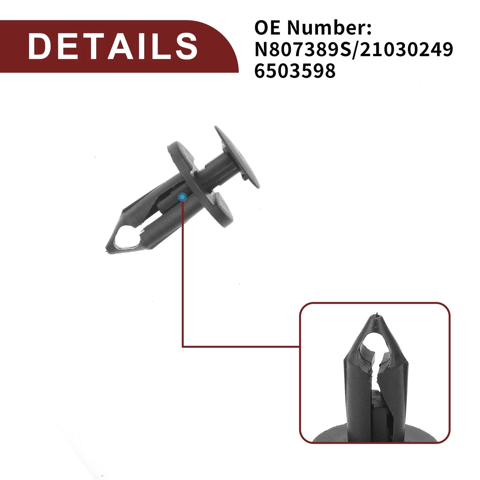 120pcs Front Fender Skirt Clip for Ford Escape (2008–2012) & Explorer (2002–2010)