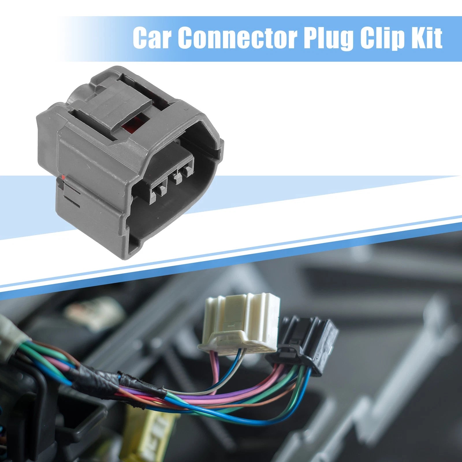 Set of 2 Fuel Injector Connector Adapter Plug for Hyundai  766549168389