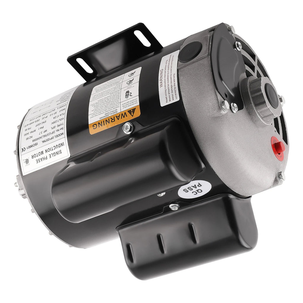 Air Compressor Motor 3.7 HP 230V 5/8" Shaft 3450 RPM 56 Frame