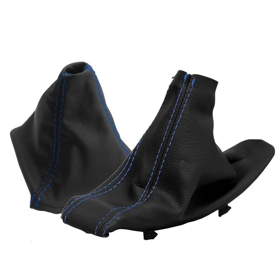 Manual & E Brake Boot Set for BMW E36 (1992–1999) Blue Stitch