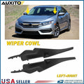 2X Front Cowl Windshield Wiper Motor Cover Trim for Honda Civic (2016–2020)
