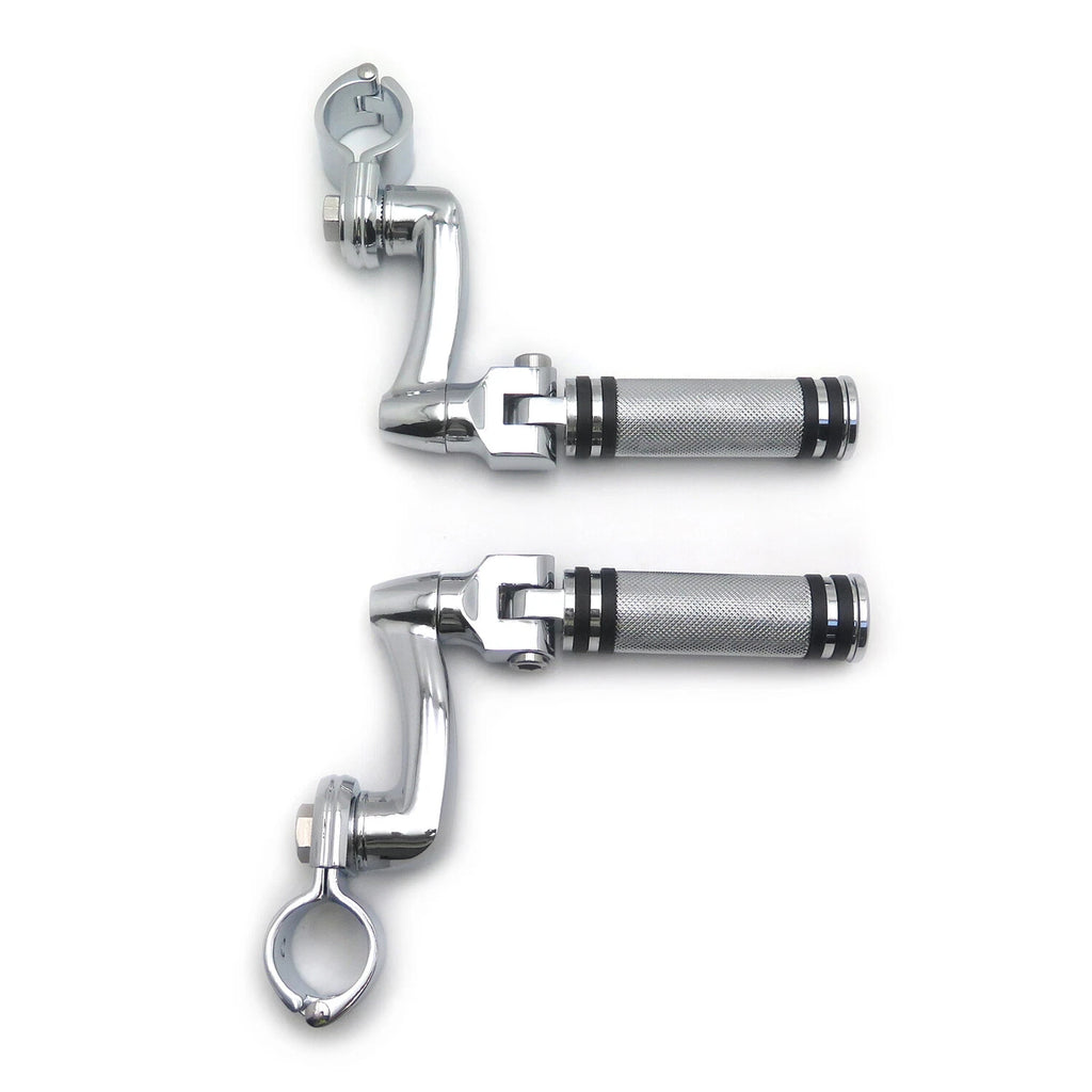 Diamond O Ring Footpeg Rest for Harley Road King, Sportster (1.25")