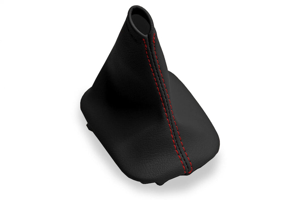 Leather Manual Shift Boot Cover for BMW E28 (1982–1988) Red Stitch