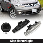 1 Pair Side Marker Lights for Infiniti (Clear Lens)