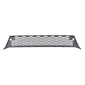 Replacement Black Matte Polypropylene Front Bumper Cover Grille