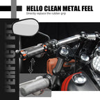 Pair Aluminum Handlebar Grips for Harley Dyna Super Glide Custom (2005–2014)