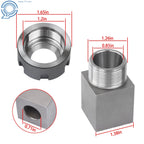 Complete Collet Block Set for ER-25 (Hex & Square Shapes)
