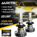 2X AUXITO H7 Bright White LED Headlight Bulbs for