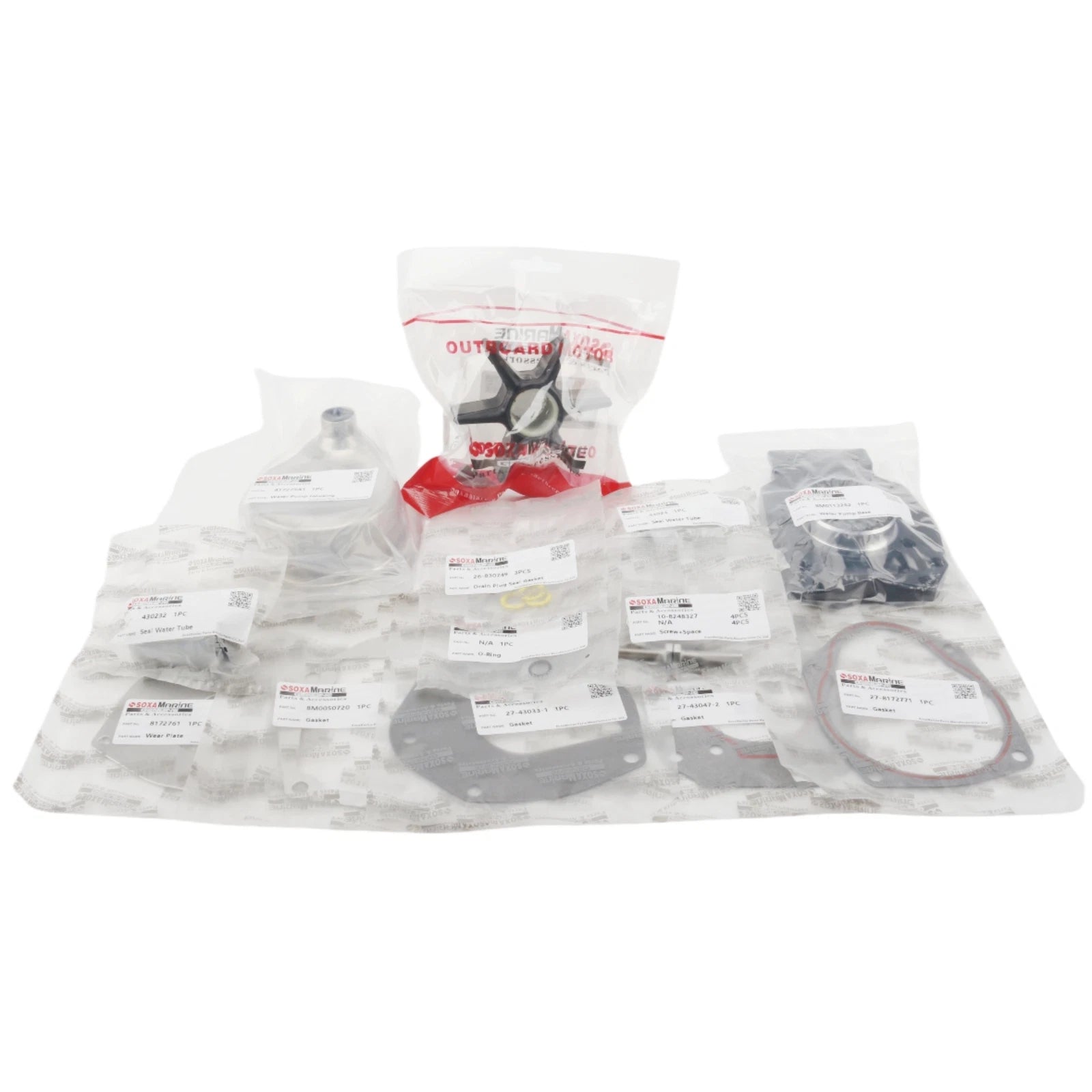 Water Pump Rebuild Service Kit for Mercury 60-125 Outboard (8M0113799)