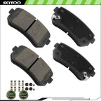 Rear Ceramic Brake Pads for Hyundai Accent, Kia Rio5 (2006–2011)