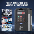 1.5KW 2HP VFD Drive 220V for Industrial Motor Control (0-400Hz)