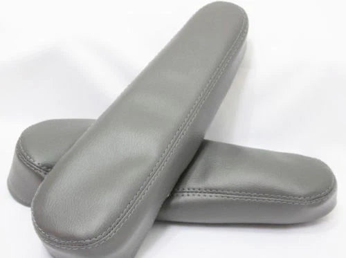 Front Seat Armrest Cover for Honda Odyssey (2005–2010) Gray Leather Synthetic