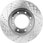 Brake Disc Set for Ford F-250 Super Duty (2012–2022) Cross-drilled Slotted