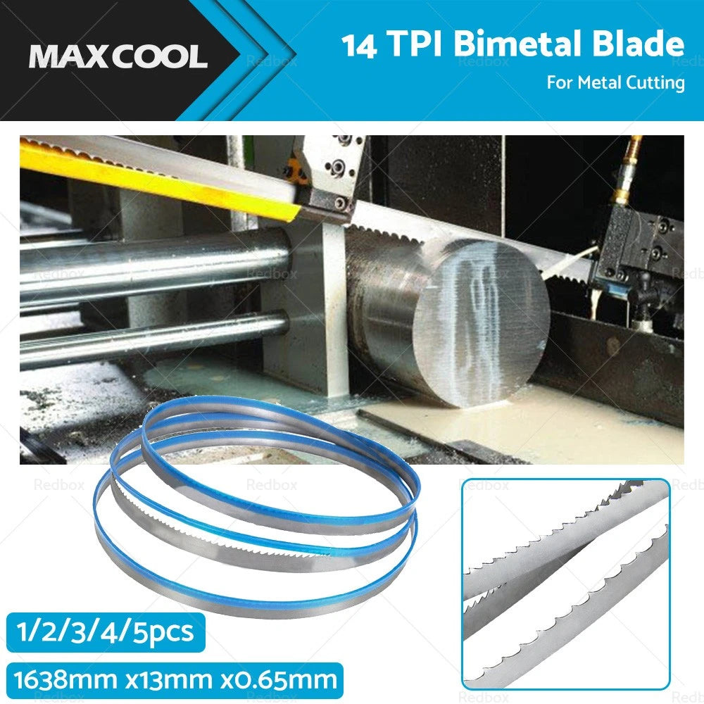 Bimetal Bandsaw Blade 1638mm x 13mm x 14 TPI for Metal Cutting