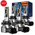 Set of 4 NOVSIGHT 9005 + H11 LED Headlight Bulbs 6500K 10000LM for