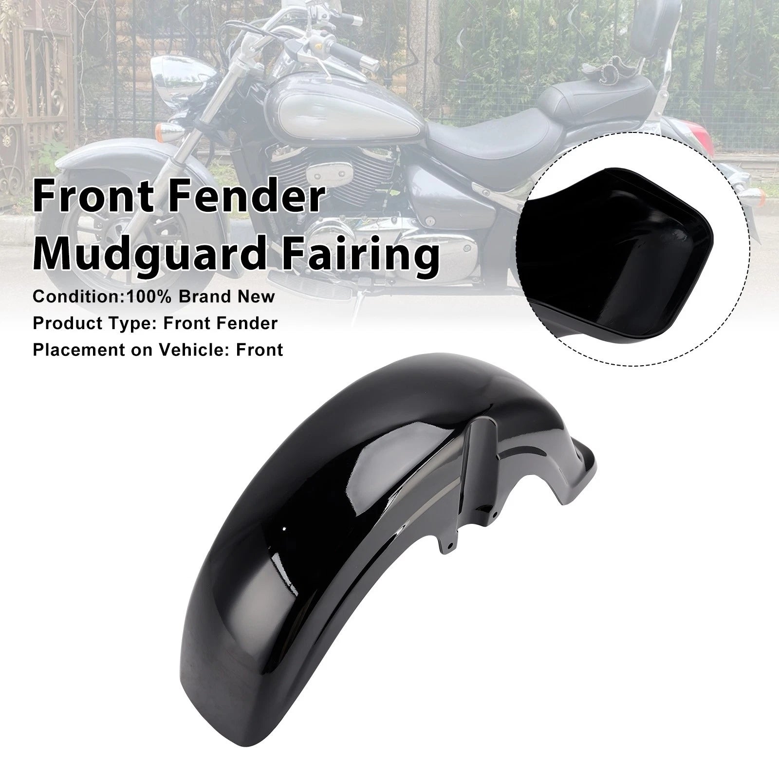 Front Fender Fairing for Suzuki Boulevard C50, Intruder VL400, VL800 (2001–2017)