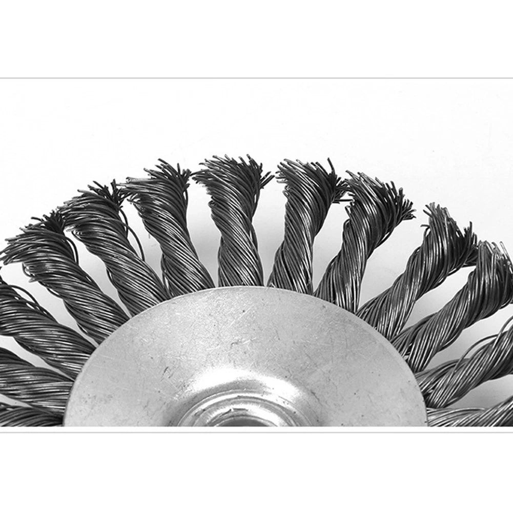 Set of 6 Steel Wire Brushes for Grinder (100mm/115mm/125mm) 12500rpm