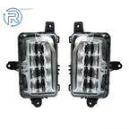 Set of 2 LED Fog Lights with Bezel for GMC Sierra 1500 Denali/AT4/SLT (2019–2021)