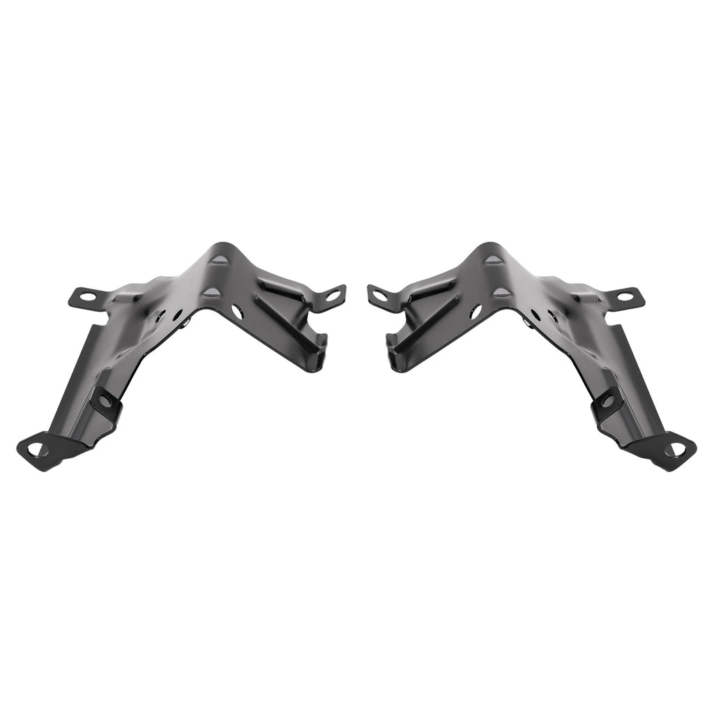 Set of 2 Front Outer Bumper Brackets for GMC Sierra/Chevrolet Silverado (2007–2013)