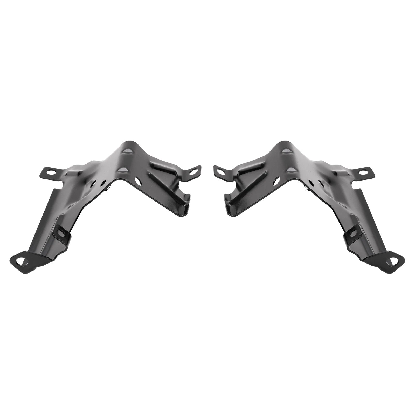 Set of 2 Front Outer Bumper Brackets for GMC Sierra/Chevrolet Silverado (2007–2013)
