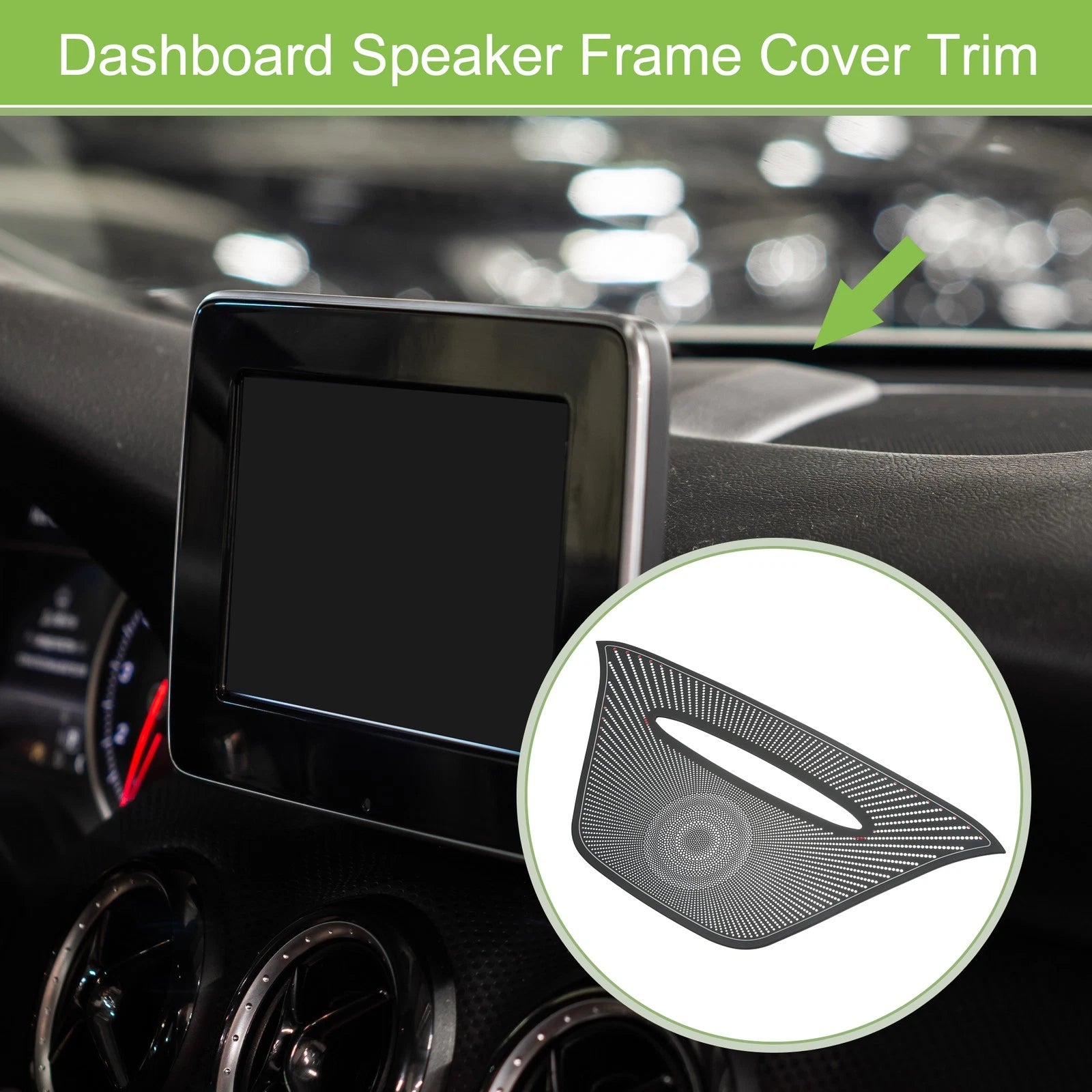 Dashboard Speaker Frame Cover Trim for Mercedes Benz GLA X156 CLA C117 W176