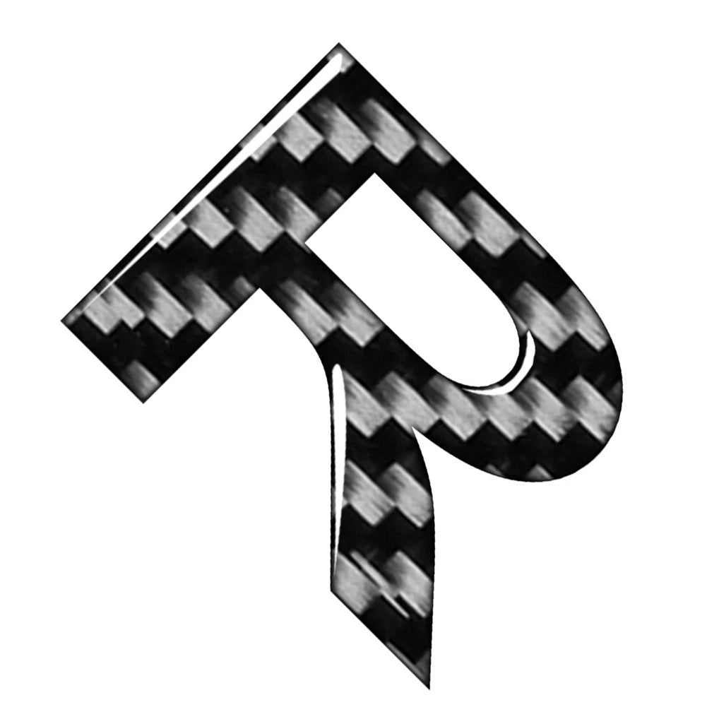 R Window Door Wall Badge Emblem Decals for Car (Universal Fit)