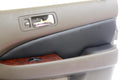 Leather Synthetic Door Panel Cover for Acura RL (1996–2003) Black