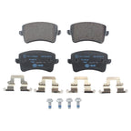 DuraGo Rear Rotor & Low-Met Disc Brake Pad Kit for Audi A4 A5 Q5 (2009–2016)