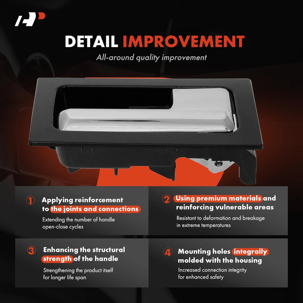 Front Right Plastic Interior Door Handle for Ford F-150 (2009-2014)