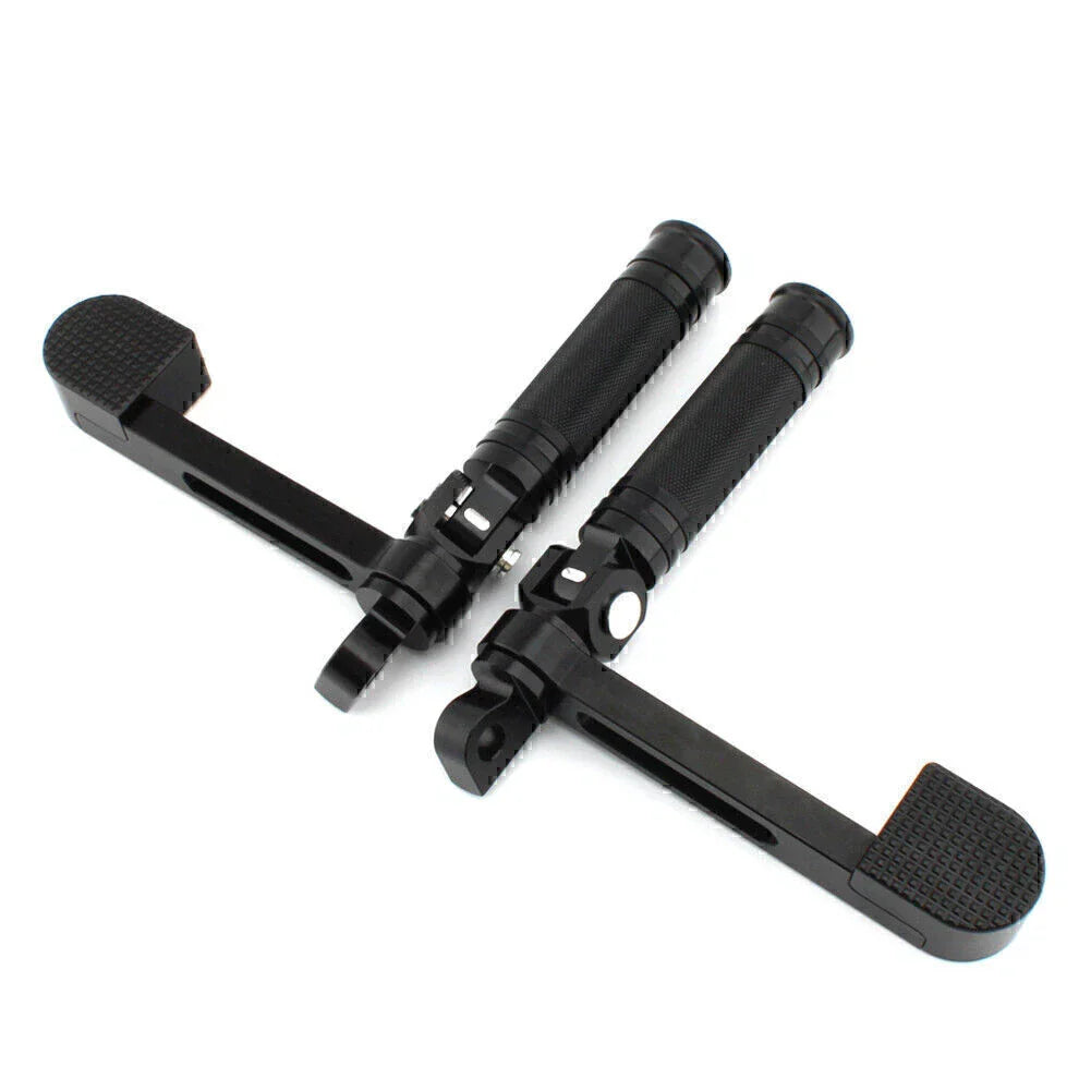Stirrup Heel Foot Rest Pegs for Harley Sportster XL 883 1200 Softail FXWG FXR